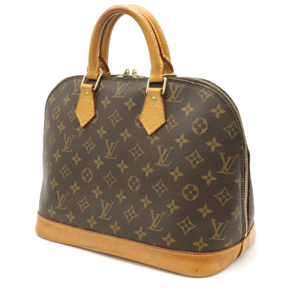 Louis Vuitton Alma Monogram Handbag Brown